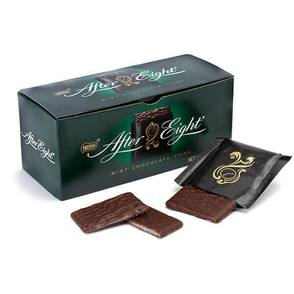 6 NESTLE AFTER EIGHT Mint Chocolate Thins Sweets 200g 7.05oz