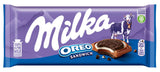 16 MILKA OREO SANDWICH Alpine Milk Chocolate Bar Sweets Candy 92g 3.2oz