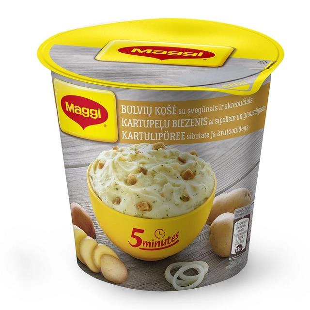 MAGGI Instant Mashed Potatoes with Onion & Croutons 6 x 59g