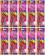 10 ZOZOLE Hello Zelo Sugar Coated Rainbow Belts Novelty Gummi Candy 75g
