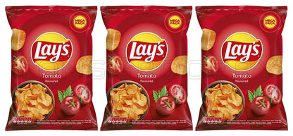 3 LAYS TOMATO Flavor Potato Chips Snacks Crisps 200g 7.05oz