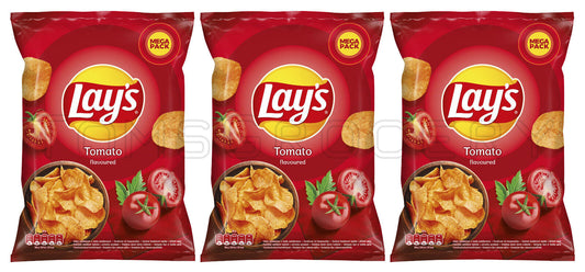 3 LAYS TOMATO Flavor Potato Chips Snacks Crisps 200g 7.05oz