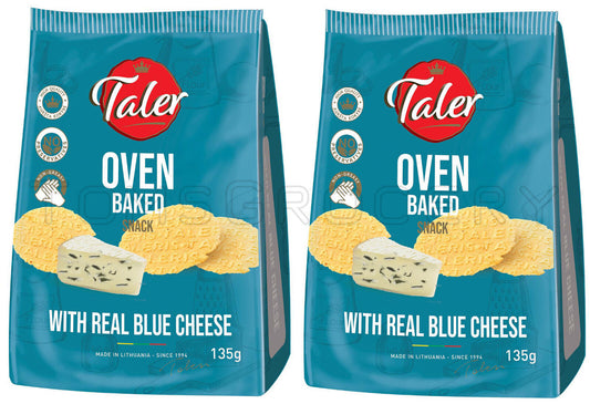 2 TALER Oven Baked Chips with Blue Cheese European Snacks Crisps 135g 4.7oz