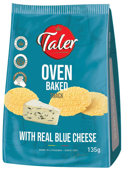 2 TALER Oven Baked Chips with Blue Cheese European Snacks Crisps 135g 4.7oz
