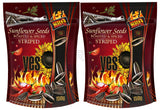2 YES SWEET CHILI BBQ Flavor Spiced Roasted Sunflower Seeds Snacks 150g 5.3oz