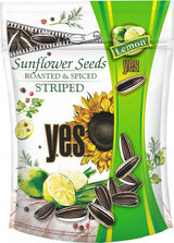 10 YES LEMON Flavor Spiced Roasted Sunflower Seeds European Snacks 150g 5.3oz