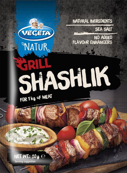 3 VEGETA GRILL SHASHLIK Natural Seasoning Spice Mix Blend 20g 0.7oz