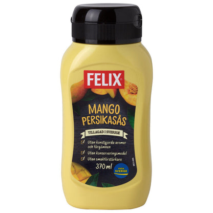 FELIX MANGO PEACH Sauce Bottle For Fish & Chicken Dishes 370ml 12.5oz