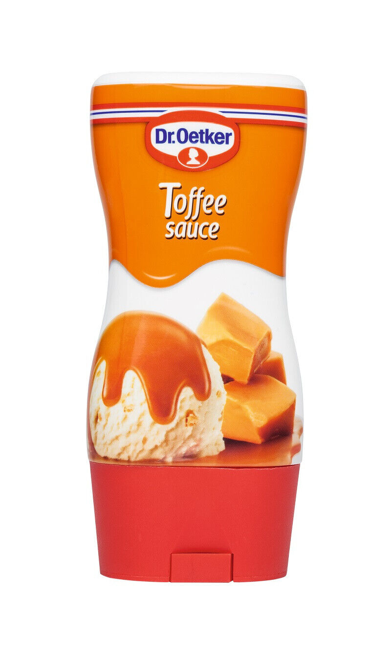 DR. OETKER TOFFEE SAUCE Dessert Topping Squeeze Bottle 200g 7oz