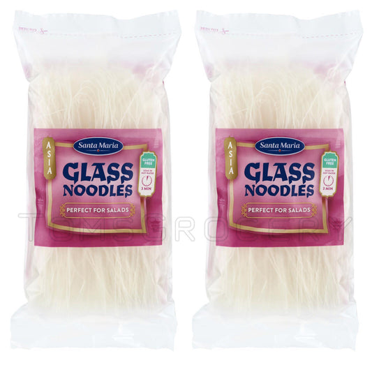 2 SANTA MARIA GLASS NOODLES Gluten Free For Asian Dishes 100g 3.5oz