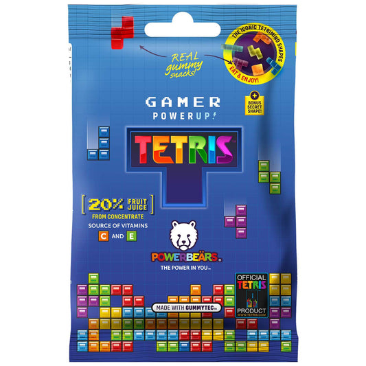 TETRIS Gamer Gummies Fruity Flavors Gluten Free Candy Sweets Treats