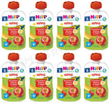 8 HIPP Organic Strawberry Banana in Apple Puree Dessert from 4 Months 100g 3.5oz