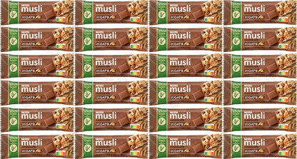 24 NESTLE MUSLI Chocolate Wholegrain Healthy Breakfast Cereal Bars 35g 1.23oz