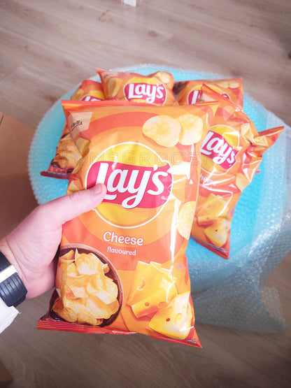 10 LAYS CHEESE Flavor Potato Chips Snacks Crisps 130g 4.6oz