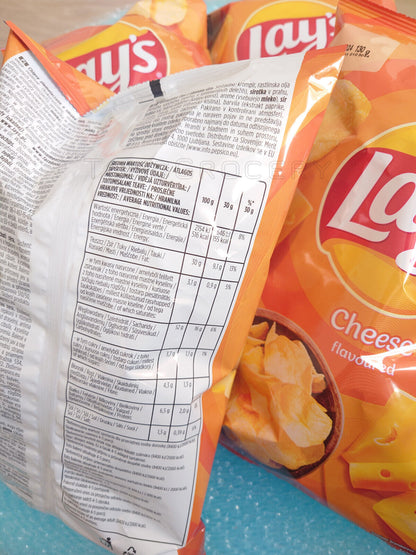 10 LAYS CHEESE Flavor Potato Chips Snacks Crisps 130g 4.6oz