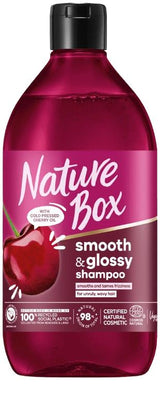 NATURE BOX Smooth & Glossy Shampoo & Conditioner Set with Cherry Oil 385ml