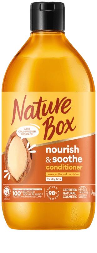 NATURE BOX Nourish & Soothe Shampoo & Conditioner Set with Argan Oil 385ml