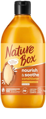 NATURE BOX Nourish & Soothe Shampoo & Conditioner Set with Argan Oil 385ml