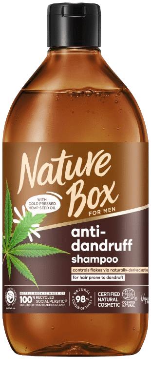3 NATURE BOX MEN Anti Dandruff Natural Cleansing Shampoo with Hemp Oil 385ml