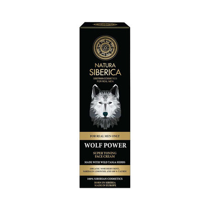 6 NATURA SIBERICA MEN WOLF POWER Super Toning Face Cream Taiga Herbs 50ml