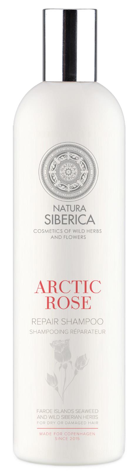 NATURA SIBERICA ARCTIC ROSE Repairing Conditioner + Shampoo Set For Damaged Hair