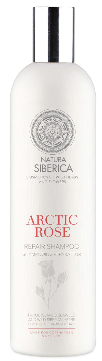 NATURA SIBERICA ARCTIC ROSE Repairing Conditioner + Shampoo Set For Damaged Hair