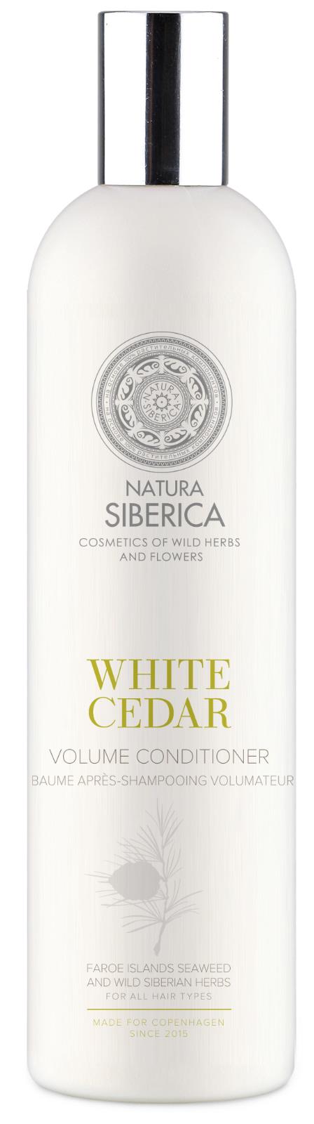 NATURA SIBERICA WHITE CEDAR Volume Conditioner + Shampoo Set For All Hair Types