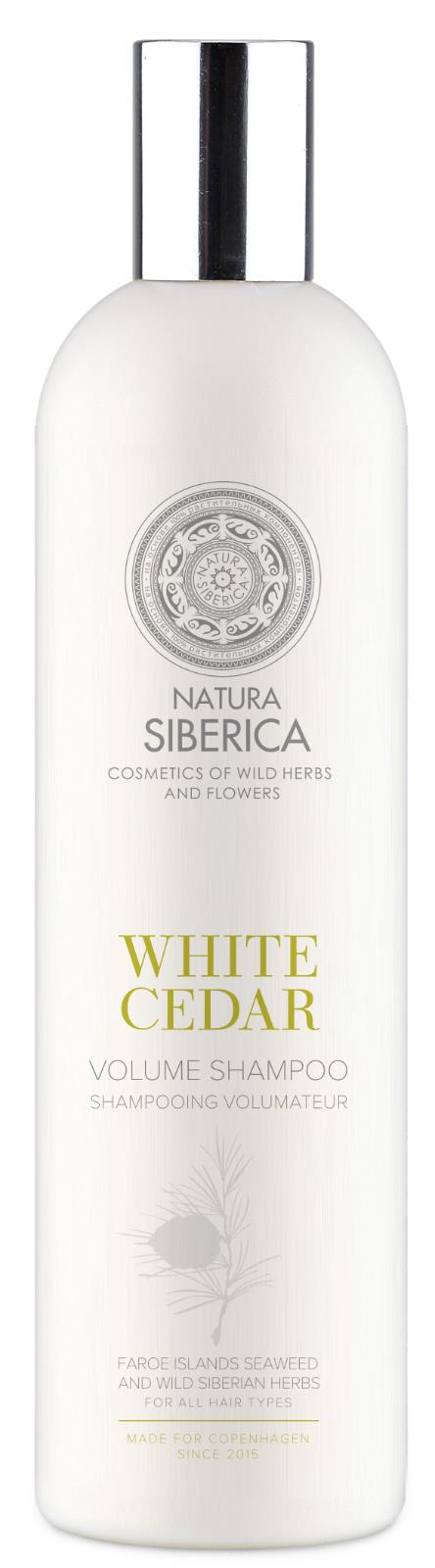 NATURA SIBERICA WHITE CEDAR Volume Conditioner + Shampoo Set For All Hair Types