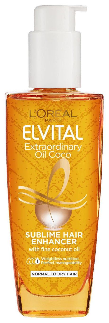 L'OREAL ELVITAL EXTRAORDINARY OIL COCO Sublime Enhancer for Dry Hair 100ml