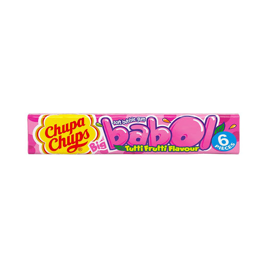 CHUPA CHUPS BABOL Tutti Frutti Flavor Bubble Gum European Candy 27.6g 0.97oz