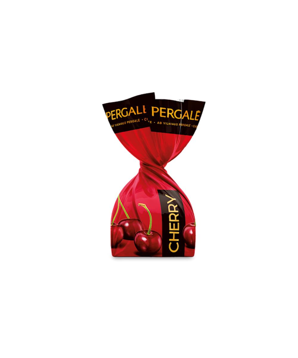 PERGALE CHERRY Dark Chocolate Sweets with Ripe Cherry Aromatic Liqueur 35oz 1KG