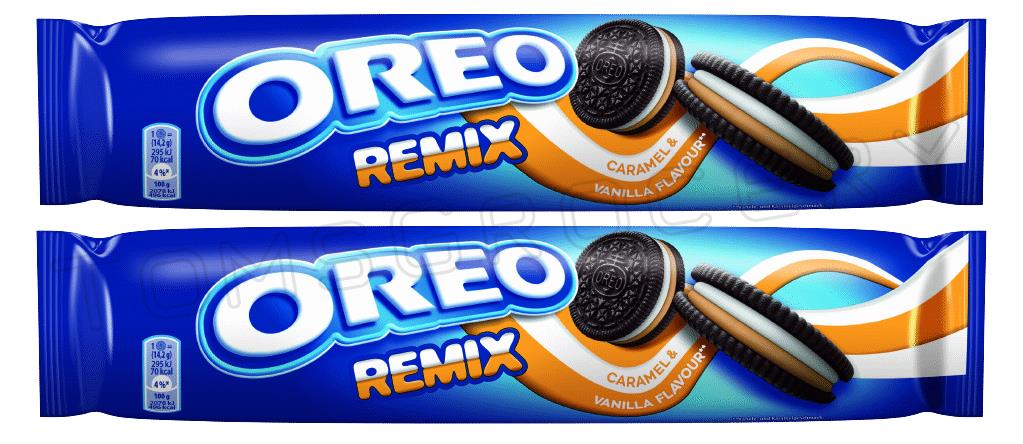 2 OREO REMIX Tiramisu & Vanilla Flavor Spread Cookies Biscuits Sweets 157g 5.5oz