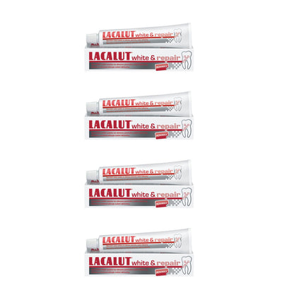 8 LACALUT WHITE & REPAIR Daily Toothpaste for Tooth Remineralization 75ml
