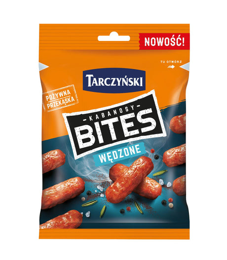 4 TARCZYNSKI MINI Smoked Pork Sausages Bites Party Snacks 80g 2.8oz