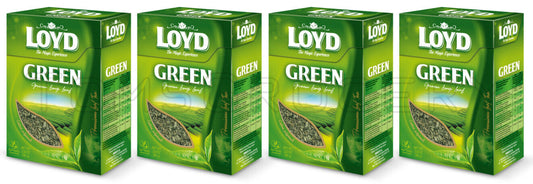 4 LOYD GREEN Loose Long Leaf Tea Boxes 80g 2.8oz