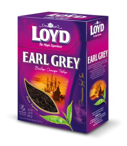 3 LOYD EARL GREY Loose Leaf Tea Boxes 100g 3.5oz