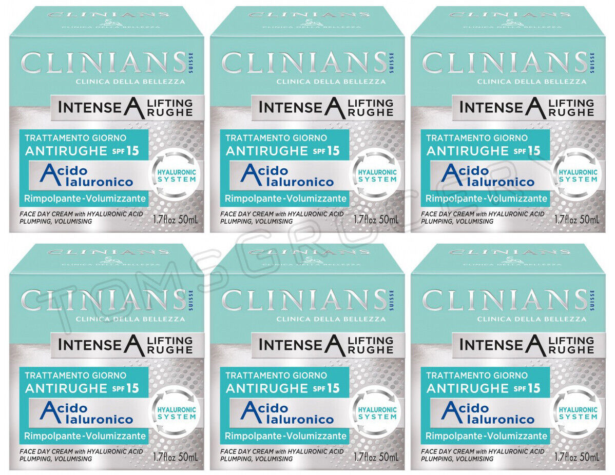 6 CLINIANS INTENSE A LIFTING RUGHE Hyaluronic Volumizing Day Cream 50ml