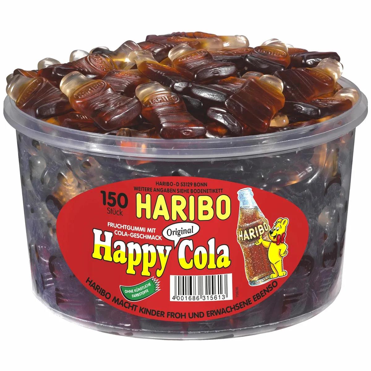 HARIBO HAPPY COLA Gummy Candy Chewy Sweets Party Sharing Box 1.2kg 42oz