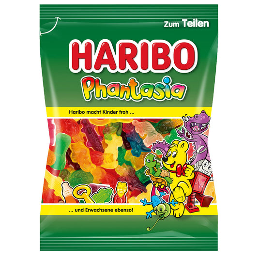 HARIBO PHANTASIA Fruit Flavor Assorted Shape Gummy Candy Sweets 175g 6.1oz