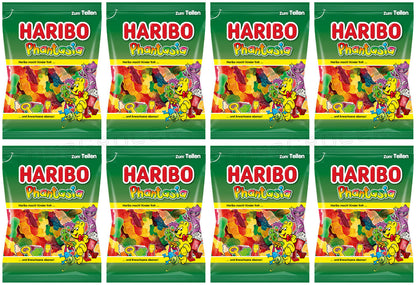 8 HARIBO PHANTASIA Fruit Flavor Assorted Shape Gummy Candy Sweets 175g 6.1oz