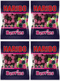 4 HARIBO BERRIES Raspberry & Blueberry Flavor Gummy Candy Sweets 100g 3.5oz