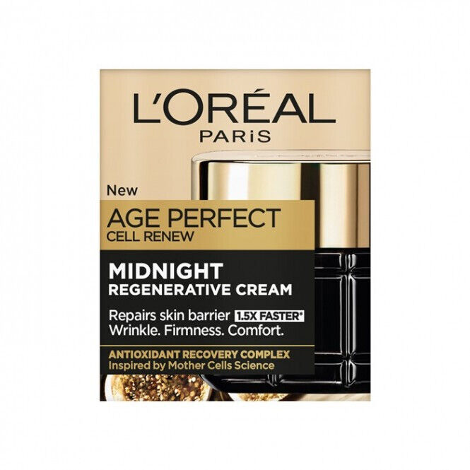 L'OREAL AGE PERFECT Midnight Regenerative Face Cream Cell Renew 50ml
