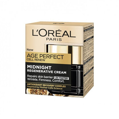 L'OREAL AGE PERFECT Midnight Regenerative Face Cream Cell Renew 50ml