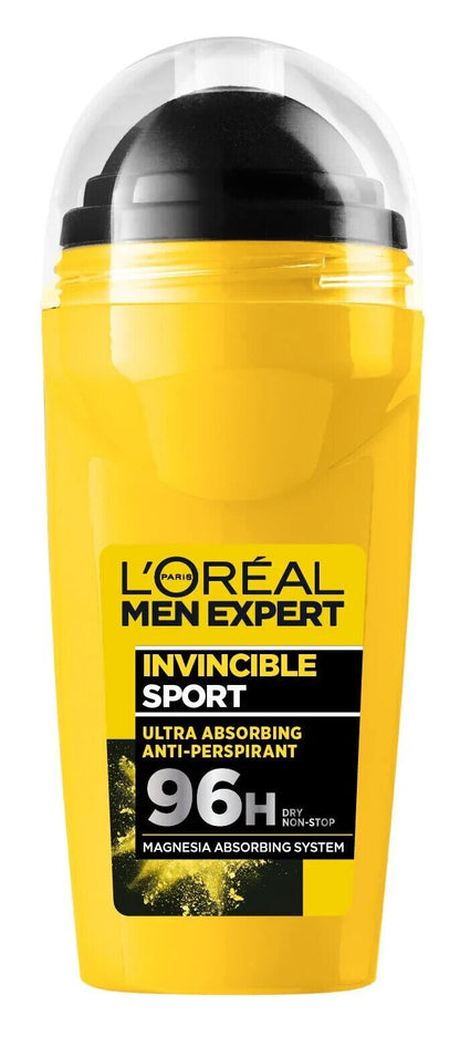 10 L'OREAL MEN EXPERT Invincible Sport XXL Roll On 96h Anti-Perspirant Deodorant