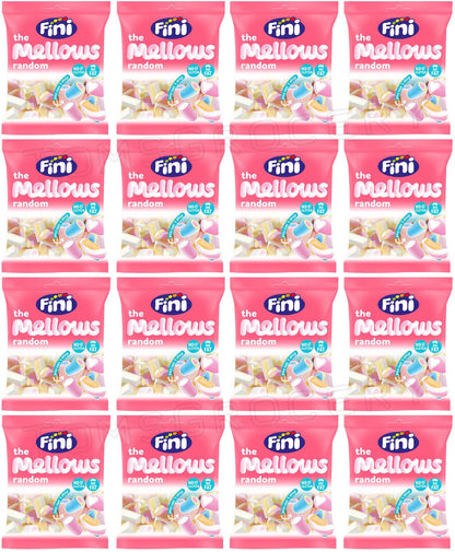 16 FINI THE MELLOWS Chewy Sponge Marshmallows Gluten Fat Free Candy 90g 3.1oz