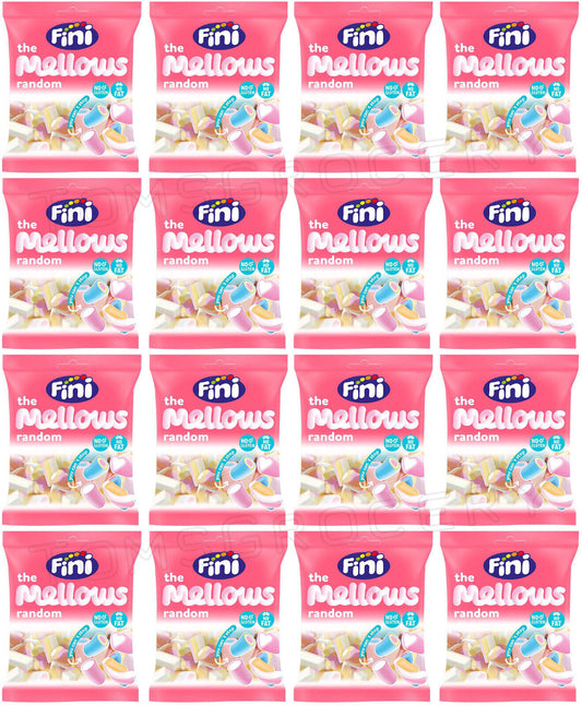 16 FINI THE MELLOWS Chewy Sponge Marshmallows Gluten Fat Free Candy 90g 3.1oz