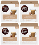 4 NESCAFE CORTADO Espresso Macchiato Boxes Dolce Gusto Instant Coffee Capsules