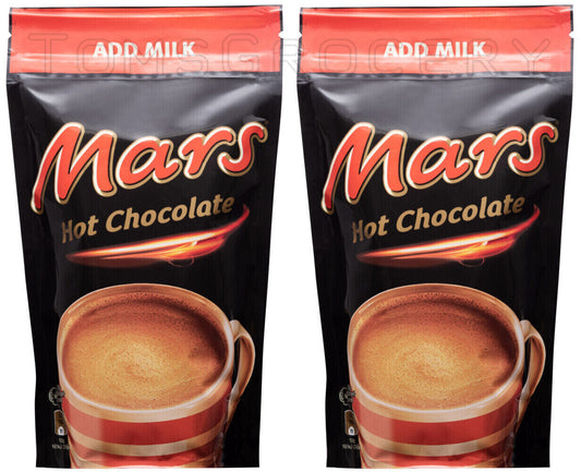 2 MARS Hot Chocolate Powdered Cocoa Drink European Treats 140g 4.9oz