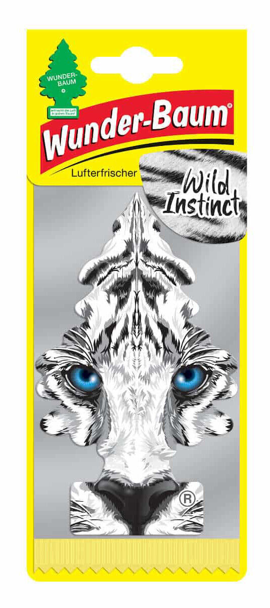 100 WUNDER BAUM WILD INSTINCT Car Scent Hanging Little Trees Air Freshener b2b