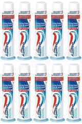 10 AQUAFRESH Fresh & Minty Triple Protection Pump Toothpaste 100ml